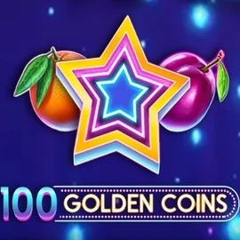 Official Slots logo: 100 Golden Coins by Amusnet Interactive at Roulettino Casino