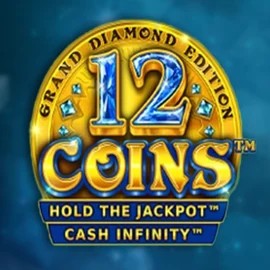 Official Slots logo: 12 Coins Grand Diamond Edition by Wazdan at Roulettino Casino