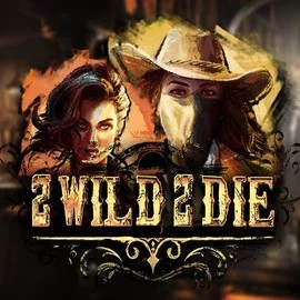 Slots logo of 2 Wild 2 Die from Hacksaw Gaming at Roulettino Casino