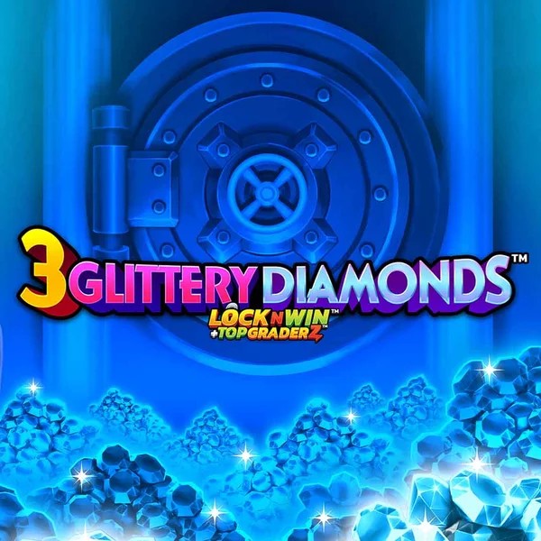 3 Glittery Diamonds logo by PearFiction Studios Roulettino Casino