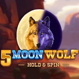 Official Slots logo: 5 Moon Wolf by Apparat Gaming at Roulettino Casino