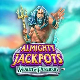 Almighty Jackpots – Realm of Poseidon by Novomatic, showcased at roulettinoo.eu.com – game logo