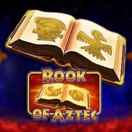 Book of Aztec online game logo by Amatic Industries on roulettinoo.eu.com