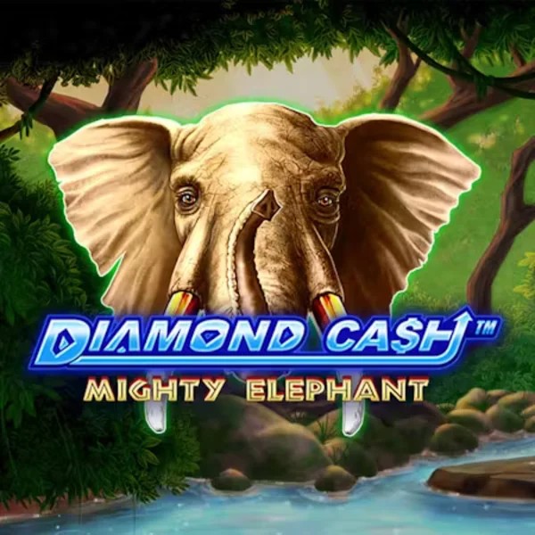 Official Slots logo: Diamond Cash Mighty Elephant by Greentube at Roulettino Casino
