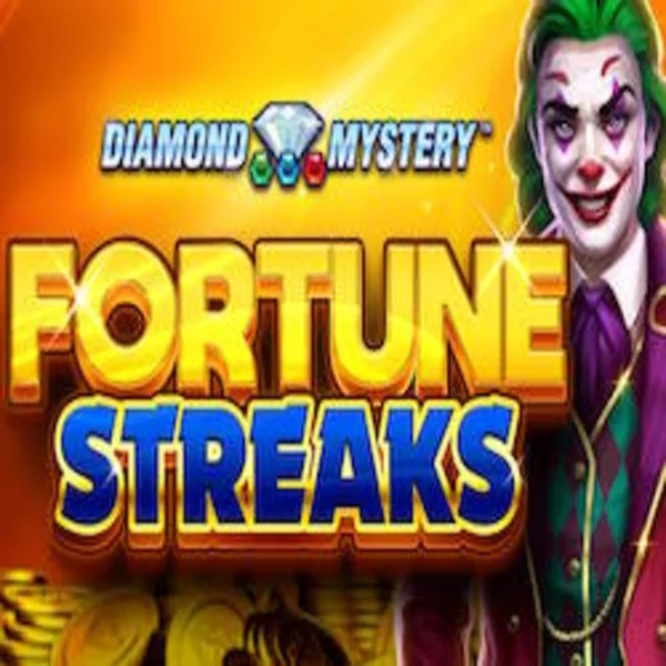 Diamond Mystery Fortune Streaks slot logo by Greentube at Roulettino Casino