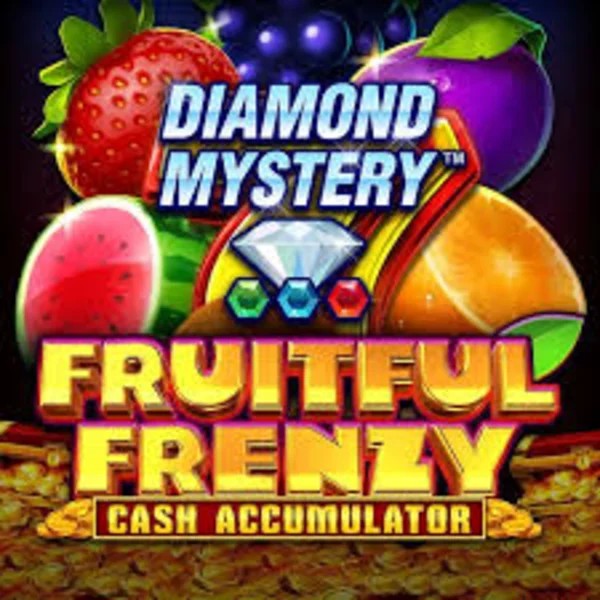 Diamond Mystery Fruitful Frenzy Cash Accumulator slot visual from Greentube available on roulettinoo.eu.com