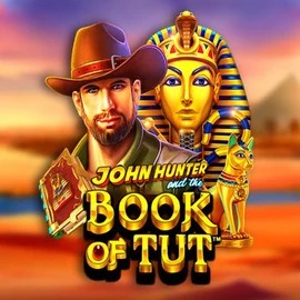 John Hunter and the Book of Tut slot logo by Pragmatic Play at Roulettino Casino