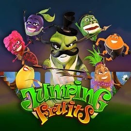Jumping Fruits logo by Wazdan at Roulettino Casino