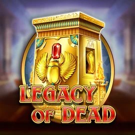Official Slots logo: Legacy of Dead by Play'n GO at Roulettino Casino