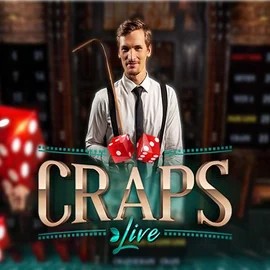 Live Craps slot visual from Evolution available on roulettinoo.eu.com