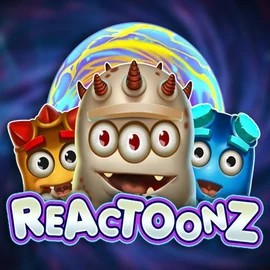 Reactoonz by Play'n GO, showcased at roulettinoo.eu.com – game logo