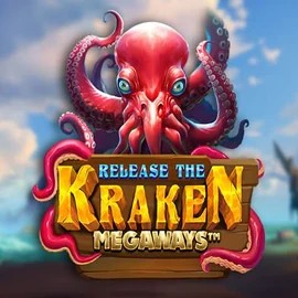 Release the Kraken Megaways logo by Pragmatic Play at Roulettino Casino