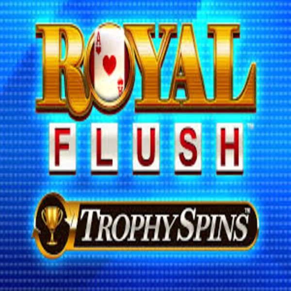 Royal Flush Trophy Spins online game logo by Greentube on roulettinoo.eu.com