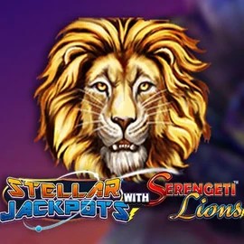 Stellar Jackpots with Serengeti Lions logo – Jackpots by Lightning Box Game at Roulettino Casino