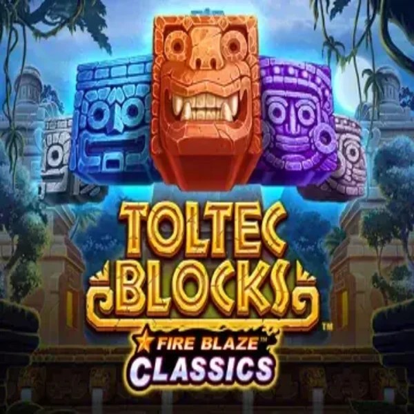 Fire Blaze: Toltec Blocks online game logo by Rarestone Gaming on roulettinoo.eu.com