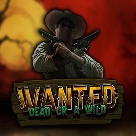 Slots logo of Wanted Dead or a Wild from Hacksaw Gaming at Roulettino Casino
